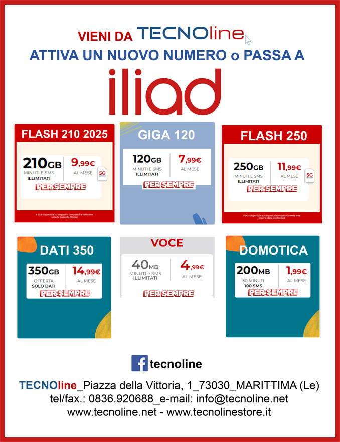 promo iliad lecce